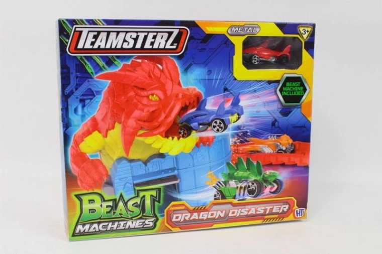 Teamsterz Beast Machines Drage-kaos – affyringssæt med bil