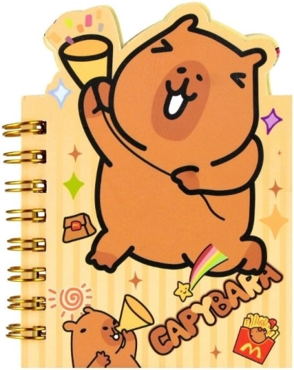 Notesblok Kapybara A7, 50 ark - 1 stk.