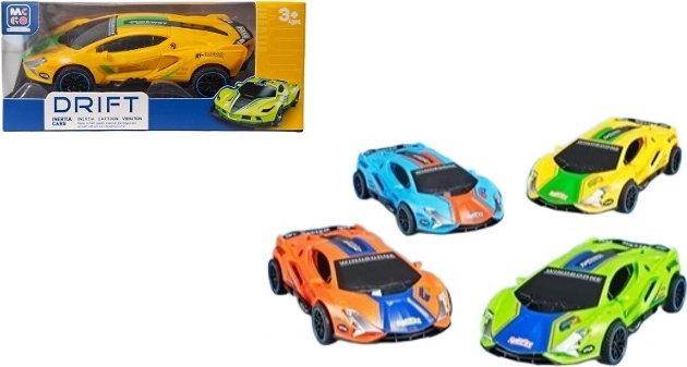 Sportslig driftbil med svinghjul