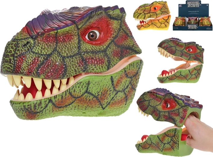 Hånddukke dinosaur til børn 21 × 14 cm