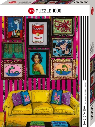 HEYE puslespil Rum med Warhol 1000 brikker
