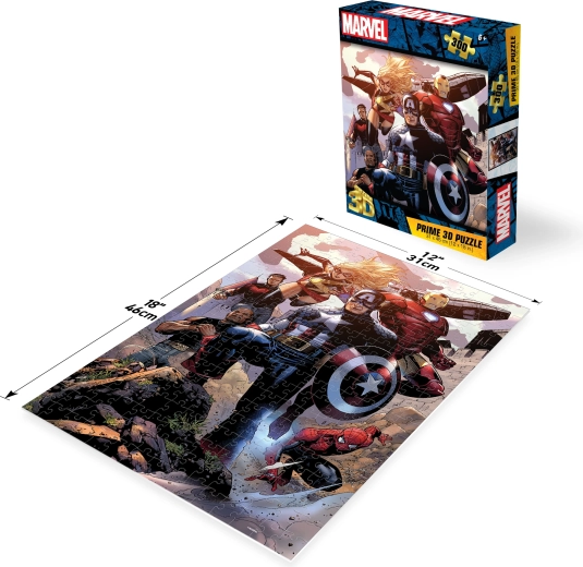 3D-puslespil MARVEL Avengers 300 brikker