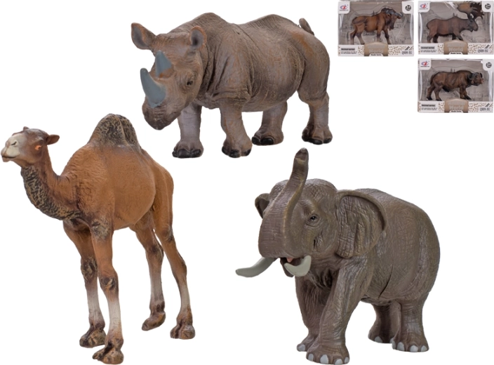 Zoolandia plastikdyrefigurer 11–13 cm, mix af arter