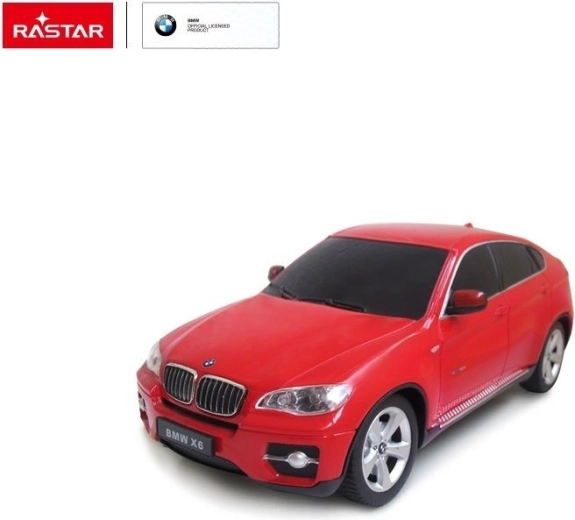 Rastar BMW X6 RC fjernstyret bil 1:24 rød