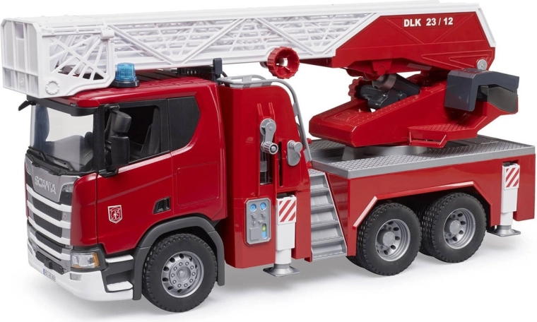 Bruder brandbil Scania med drejestige