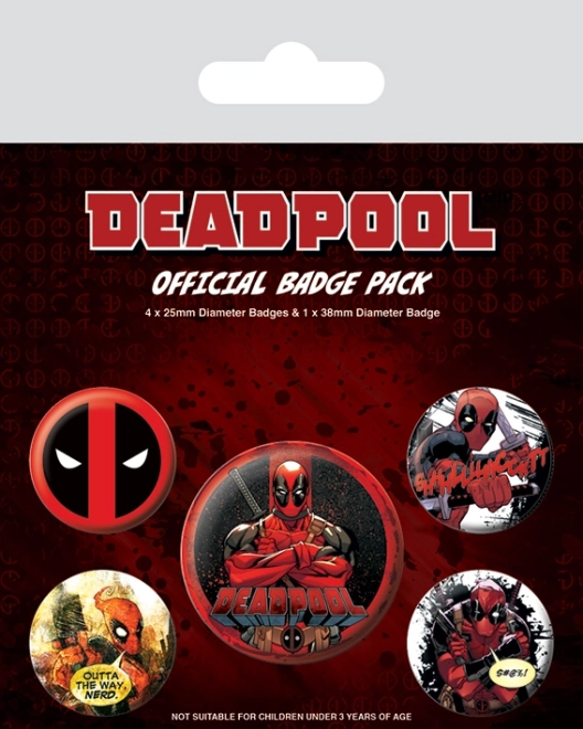 Deadpool-badgesæt