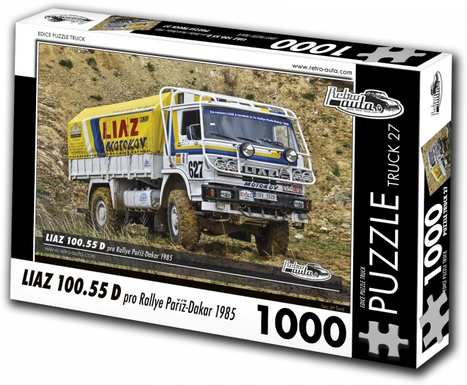 Puslespil RETRO-AUTA LIAZ 100.55 D Rallye Paris–Dakar 1000 brikker