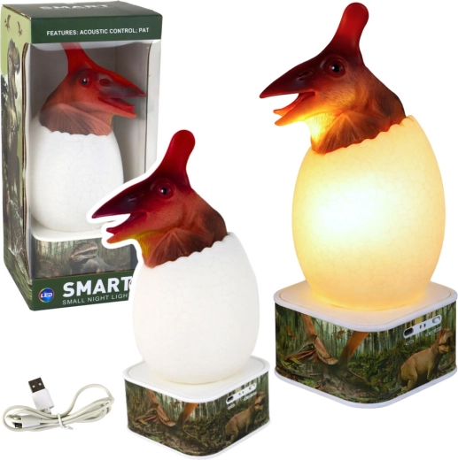 Pterosaurus-natlampe i æg med USB-opladning