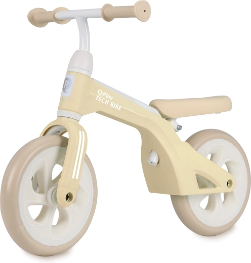 Børneløbecykel Qplay Tech cremefarvet