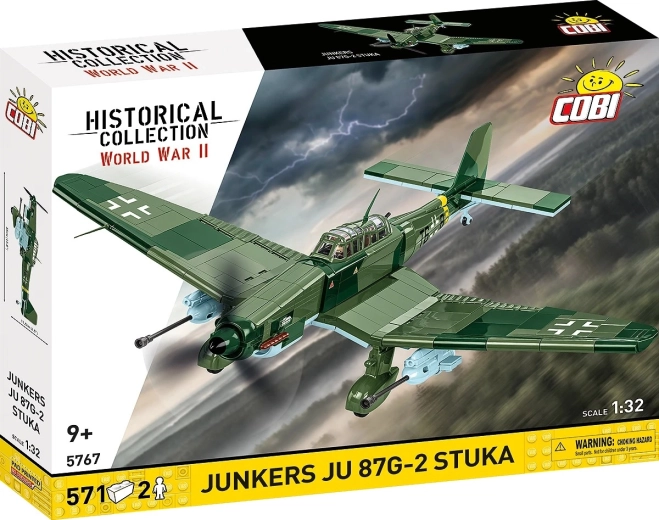 Byggesæt fly Junkers Ju 87 G-2 Stuka – 571 klodser