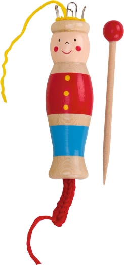 Strikkedukke (spool knitter) - 1 stk.