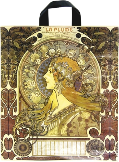 Indkøbstaske A. Mucha 41 × 46 cm