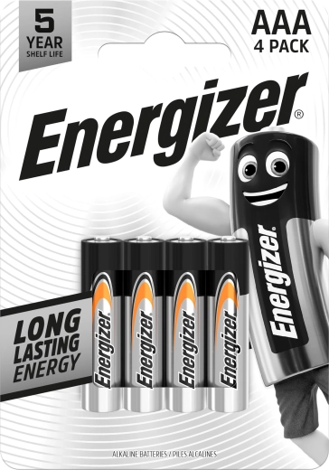 Energizer Everyday AAA alkaline batterier 4 stk.