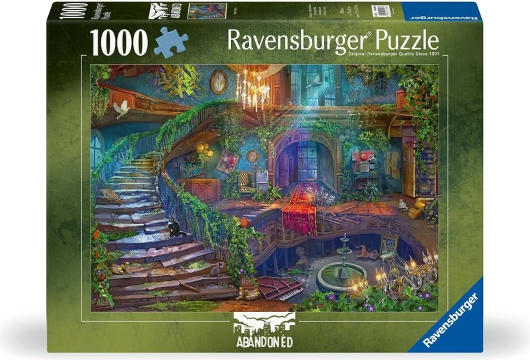 Ravensburger puslespil Abandoned: Ledige værelser på hotellet 1000 brikker