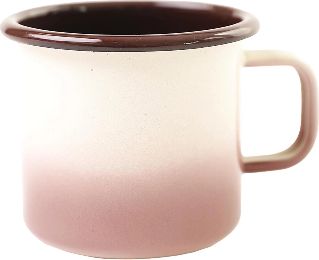 Emaljeret krus Cappuccino 0,37 l, diameter 8 cm