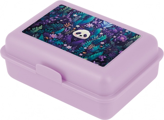 Madkasse med jungle- og panda-motiv