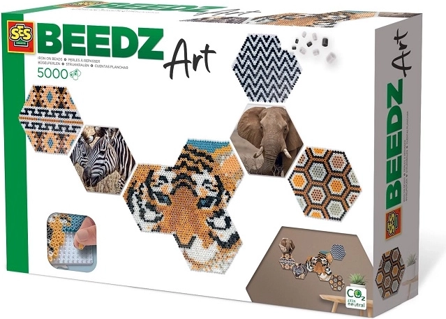 SES Creative Beedz Art safari strygeperler 5.000 stk.