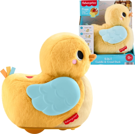 Fisher-Price kørende vuggende ælling 4-i-1 til at støtte kravling