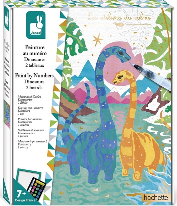 Maling efter tal – dinosaurer fra JANOD