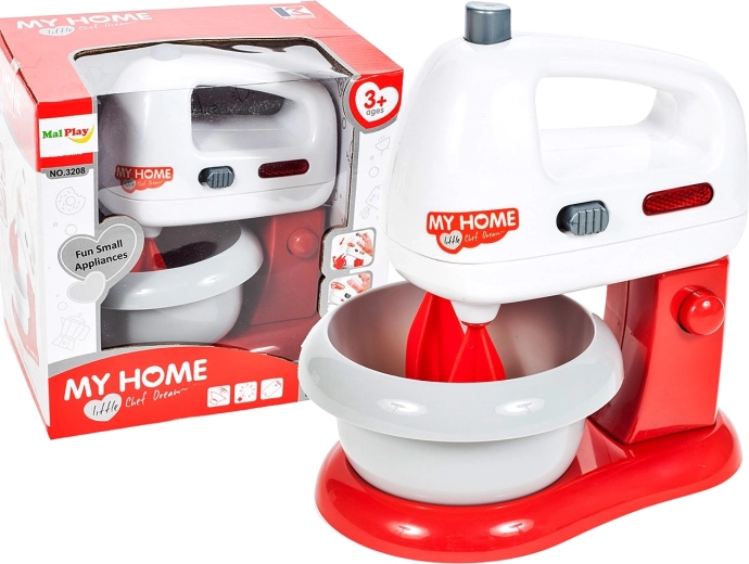 Legetøjsmixer til dej med LED-lys