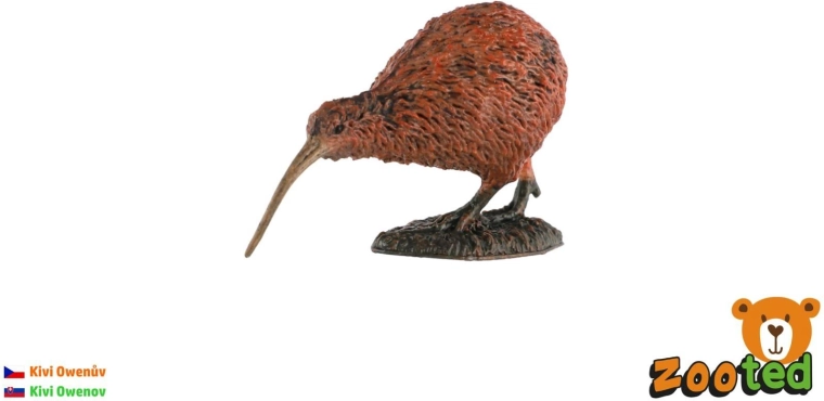 Owen-kivi-figur af plast 7 cm