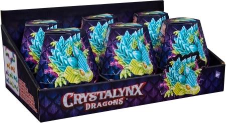 Crystalynx bøjelige drager 22 cm