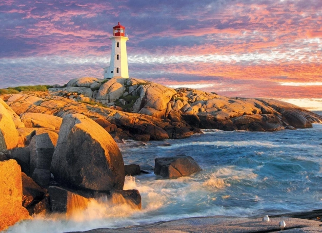 Puslespil EUROGRAPHICS Peggy's Cove Lighthouse, Nova Scotia – 1000 brikker