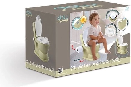 DOLU læringspotte XL med lyd, olivengrøn
