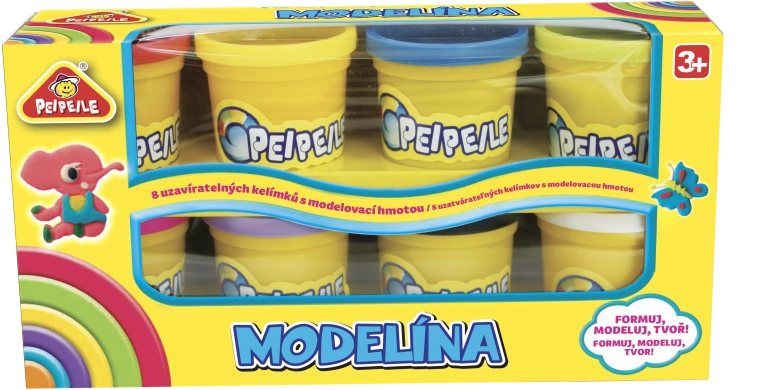 Modelérvoks – sæt med 8 farver