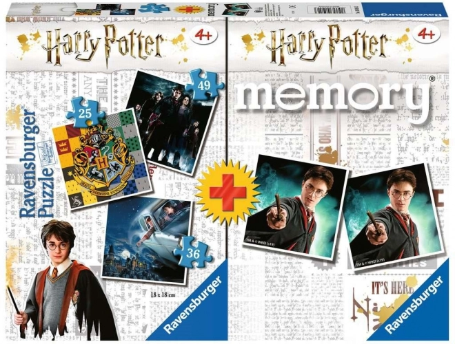 Ravensburger puslespil Harry Potter 3i1 til børn
