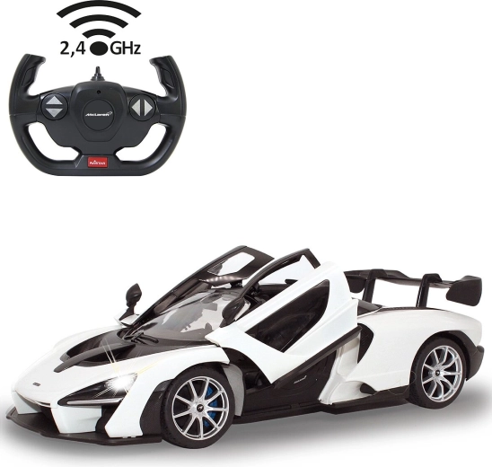 Jamara McLaren Senna RC-bil 1:14 hvid 2,4 GHz med manuelt åbnede døre