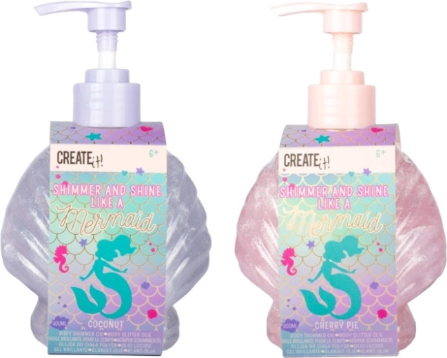 Create It! glitrende bodygel Mermaid