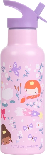 A Little Lovely Company drikkedunk i rustfrit stål 500 ml – prinsesser