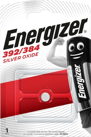 Ur-batteri ENERGIZER 392/384 1,55 V, 41 mAh