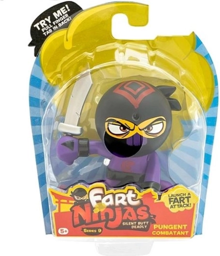 Fart Ninjas-figur med lyd Pungent combatant (serie 9)