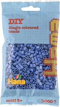 Hama MIDI strygeperler – blå, 1000 stk.