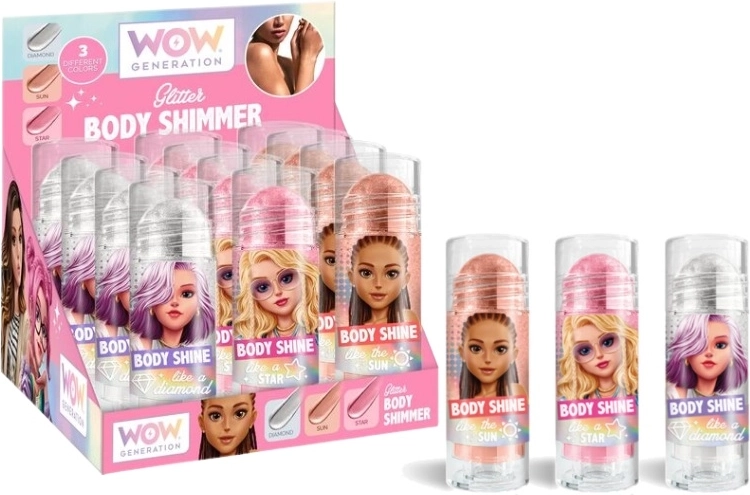 WoW Generation kropsglitter med roll-on-applikator