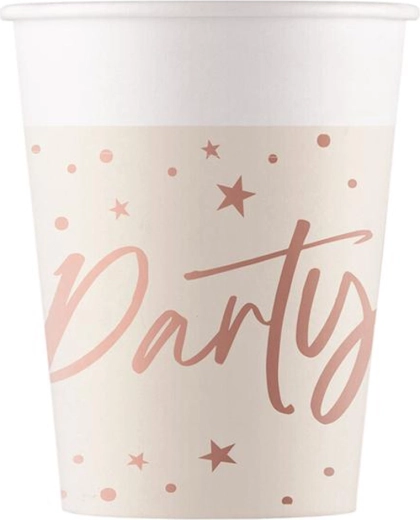 Papirfestkopper 200 ml, 8 stk.
