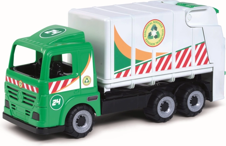 Androni skraldebil Heavy Trucks med gummibelagte hjul 50 cm