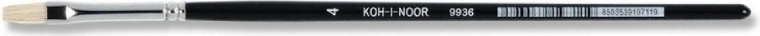 Flad pensel nr. 4 KOH-I-NOOR