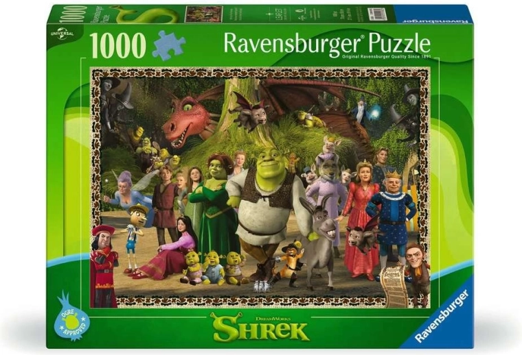 Ravensburger puslespil Shrek: tidløs klassiker 1000 brikker