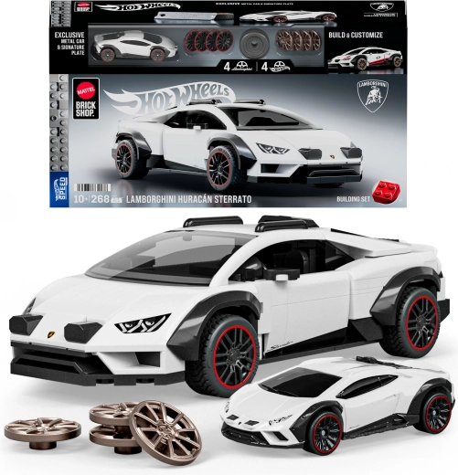 Byggesæt Mattel Brick Shop Hot Wheels Speed Series Lamborghini Huracán Sterrato