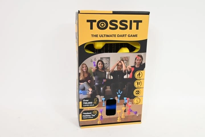 Tossit startsæt med sugekop-pile, 7 stk., blå/gul
