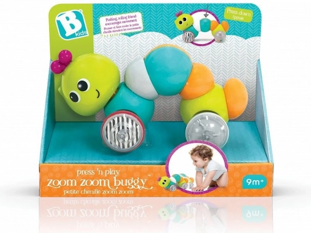 Rund legetøjslarve Gąsieniczka til børn