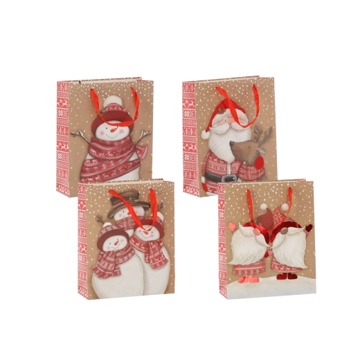 Gavepose Julefigurer 18 × 24 × 8 cm (12 stk)