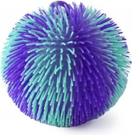 Pjusket regnbuebold med lys