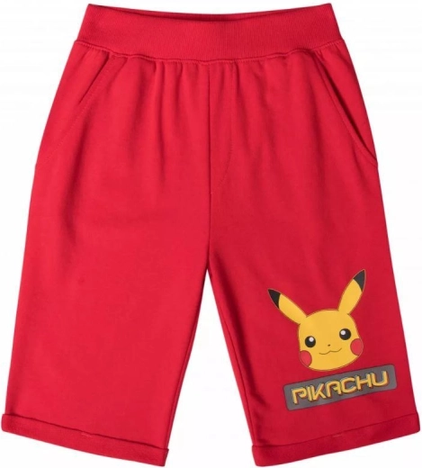 Røde Pokémon-bermudaer i bomuld