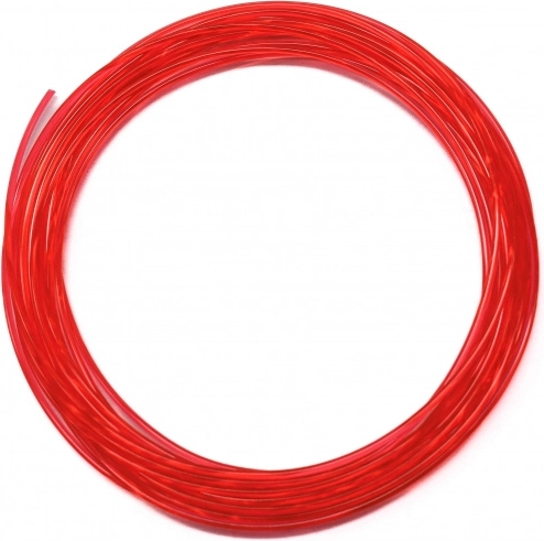 PLA-filament transparent rød 5 m