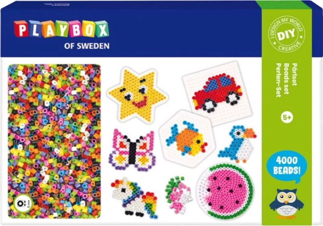 Playbox strygeperler sæt Sommer 4000 stk