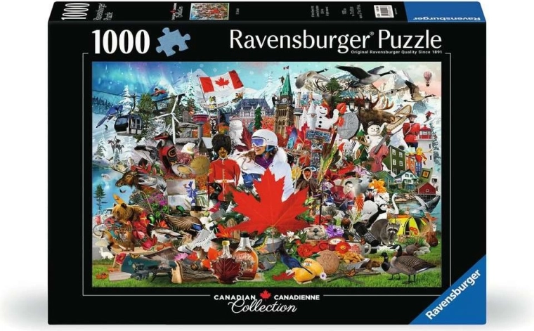 Ravensburger Puzzle Canadian Collection: Ó, Canada 1000 brikker
